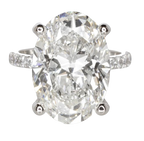 Verde 7ct IGI Certified Lab-grown Oval Cut Diamond Ring
