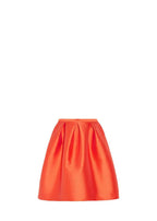 Olivia satin-twill skirt