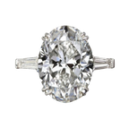 Verde 5ct IGI Certified Lab-grown Oval Cut VS2 Diamond Ring