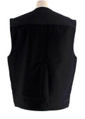Hermès Black Zip Up Cashmere Gilet