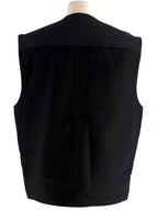 Hermès Black Zip Up Cashmere Gilet