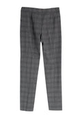 Giorgio Armani Grey Wool-Blend Checked Trouser