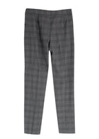 Giorgio Armani Grey Wool-Blend Checked Trouser