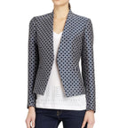 Theory stretch-wool geometric jacket