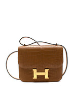 Hermes Constance 18 in Matte Alligator with Gold Hardware
