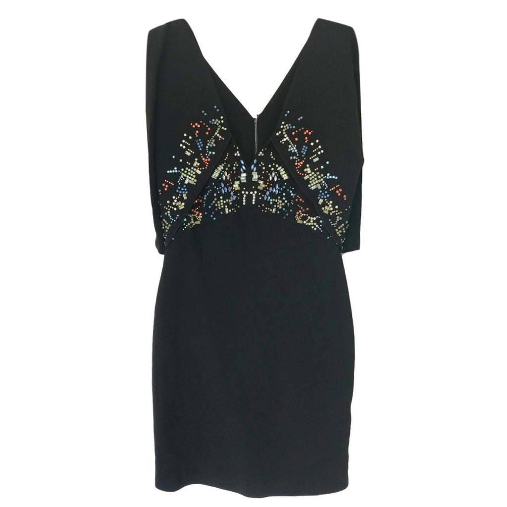 Antonio Berardi Black Embellished Mini Dress