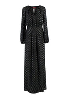 MaxMara Lidia Glitter-dotted Crepe Dress