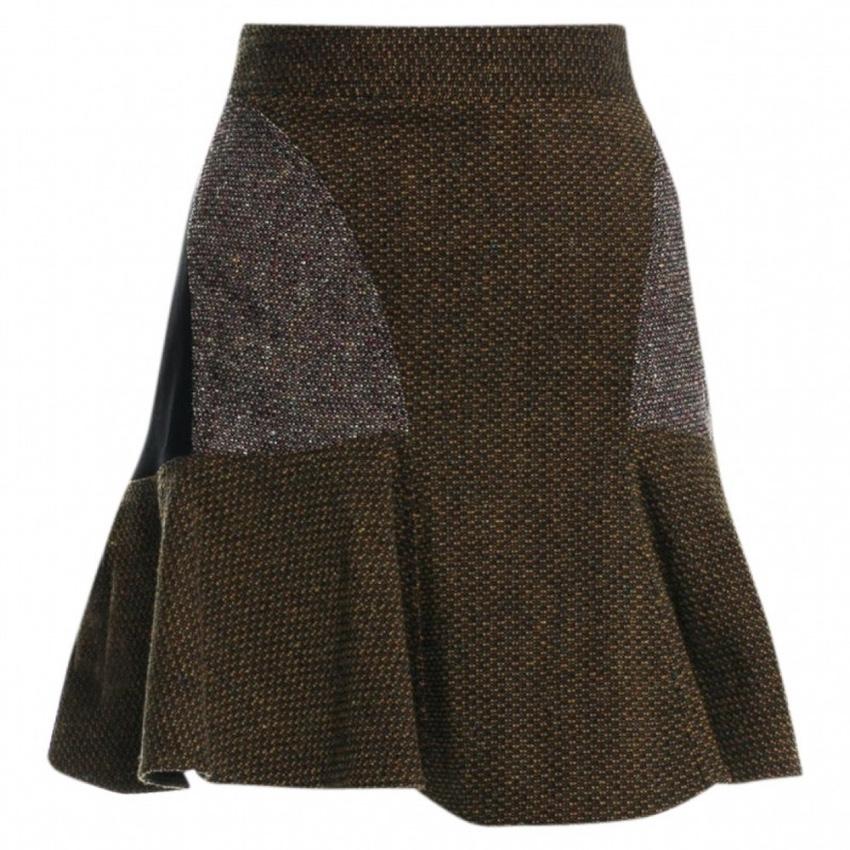 Stella McCartney Patti Tweed Flounce Mini Skirt