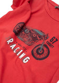 Kids 6Y Red Bike Print Cotton Jersey T-Shirt