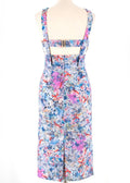 Erdem Floral Print Cut Out Midi Dress