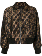 Zucca Monogram Bomber Jacket