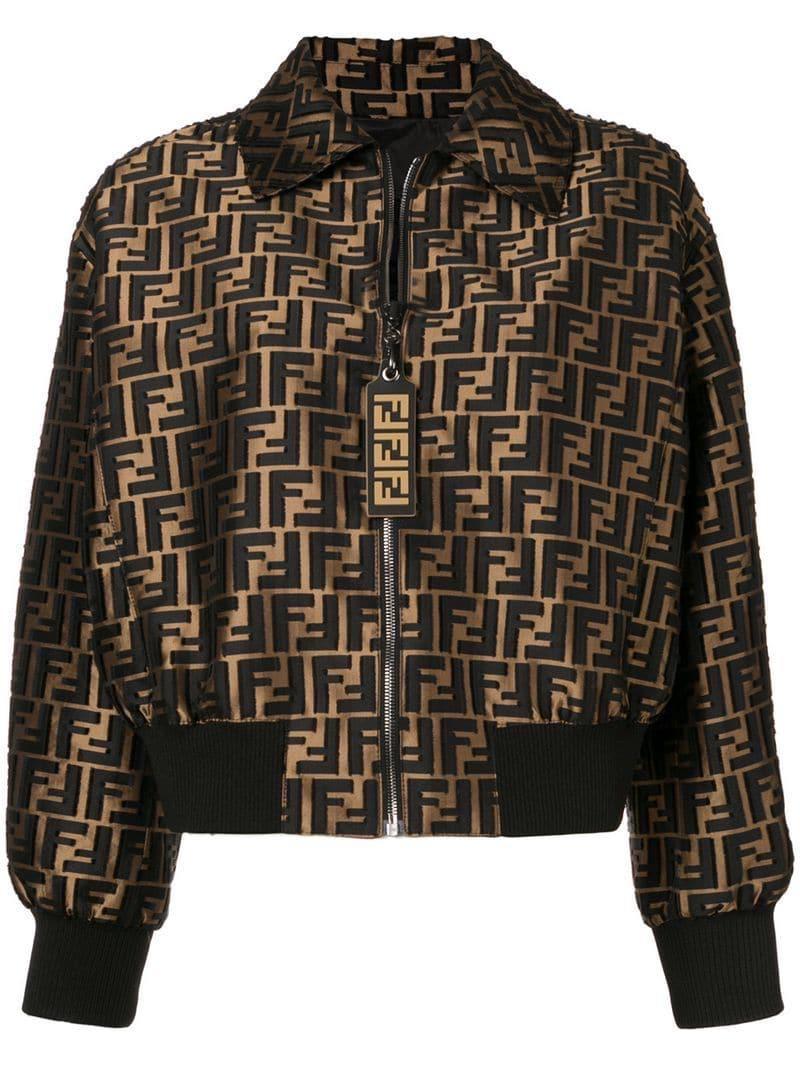 Zucca Monogram Bomber Jacket
