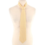 Gieves & Hawkes Yellow Textured Silk Tie
