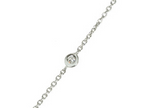 White Gold Diamond Floral Pendant Necklace 0.98ct TDW