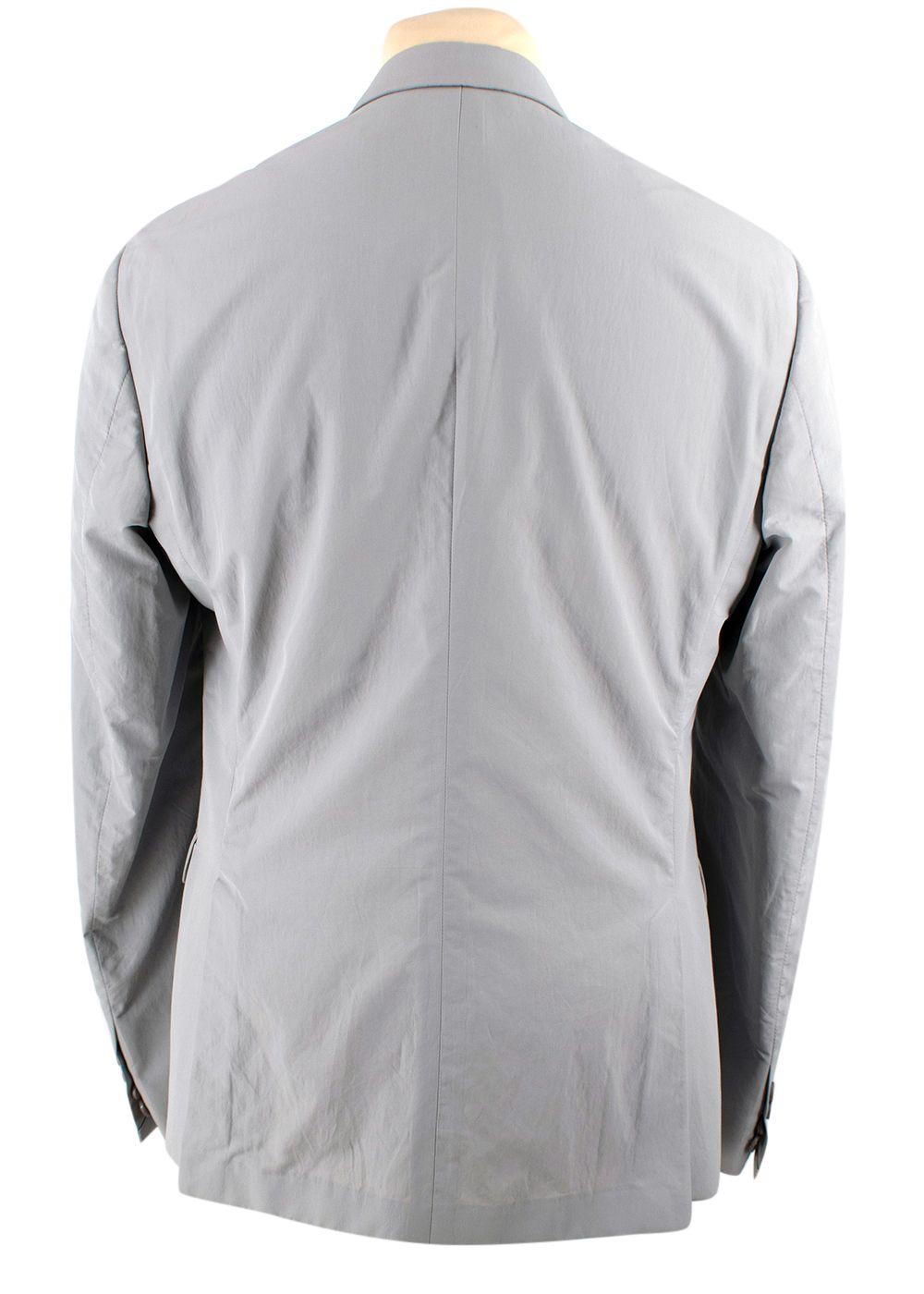 Neil Barrett Grey Single Breasted Blazer