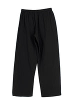 Shirin Guild Black Cotton Wide Leg Trousers