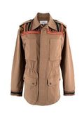 Fashion Clinic Timeless Embroidered Trim Field Jacket