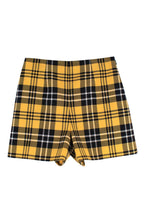 Dior Yellow Check Wool Hotpants