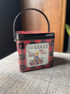 Gucci Red Gingham 'Mad Cookies' Box Grab Bag