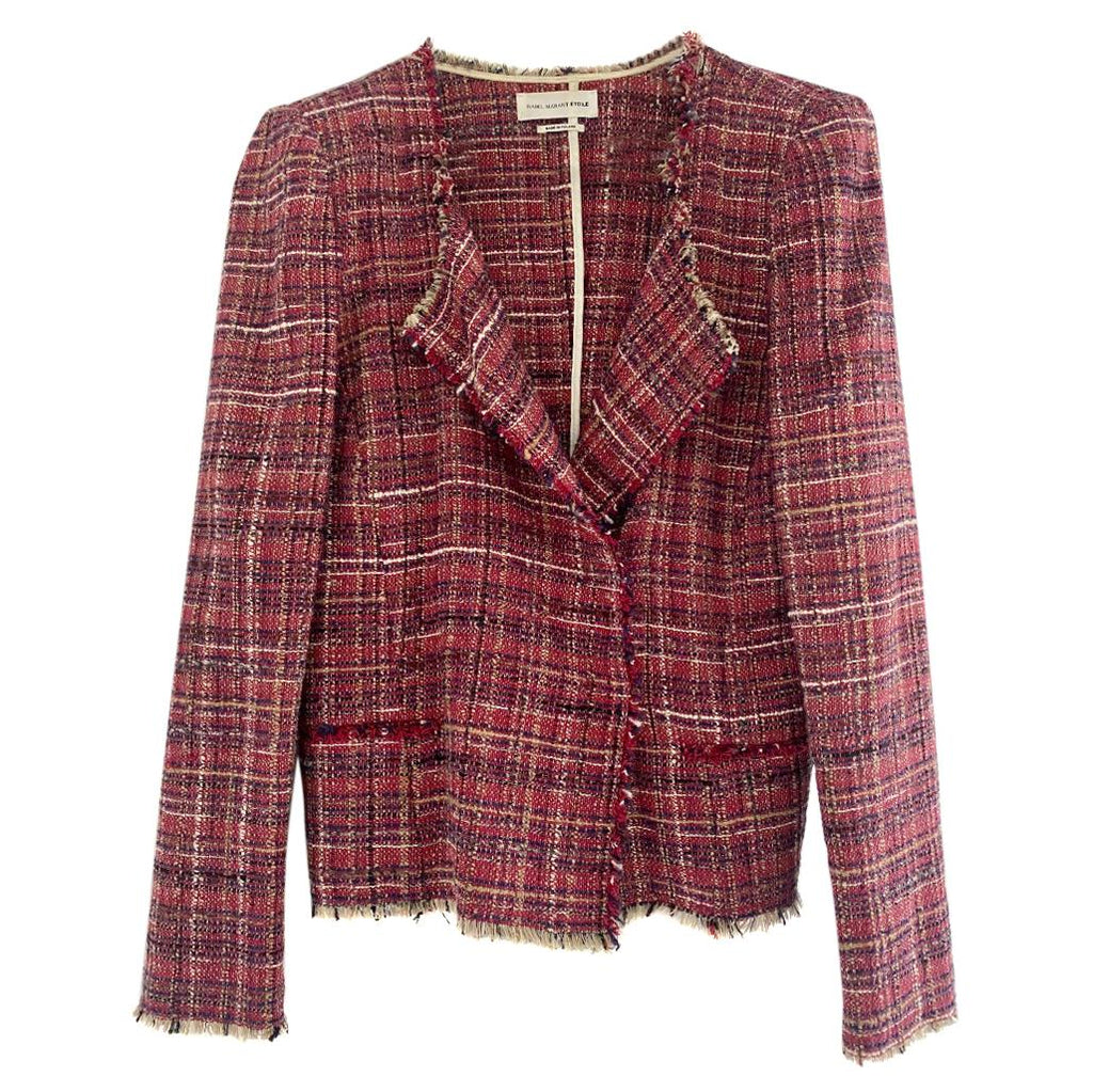 Isabel Marant Etoile Red Tweed Jacket