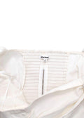Reformation White Radish Ruched Top