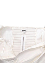 Reformation White Radish Ruched Top