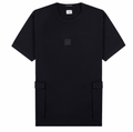 Metropolis Cargo Pocket Logo Black Cotton T-Shirt