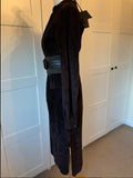 Belstaff Black Suede Belted Dress