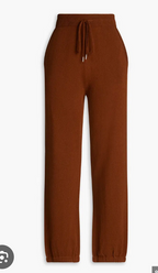 Nili Lotan Brown Cashmere Trackies