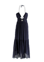 Isabel Marant Navy Birona Halterneck Dress