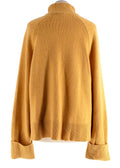 Reformation Mustard Cashmere Knitted Rollneck