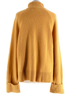 Reformation Mustard Cashmere Knitted Rollneck