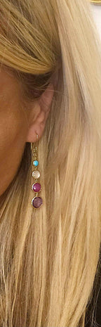 Ippolita Multi Gem Lollipop Earrings