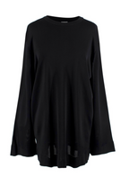 Loewe Black Cut-out Arm Long Sleeve Top
