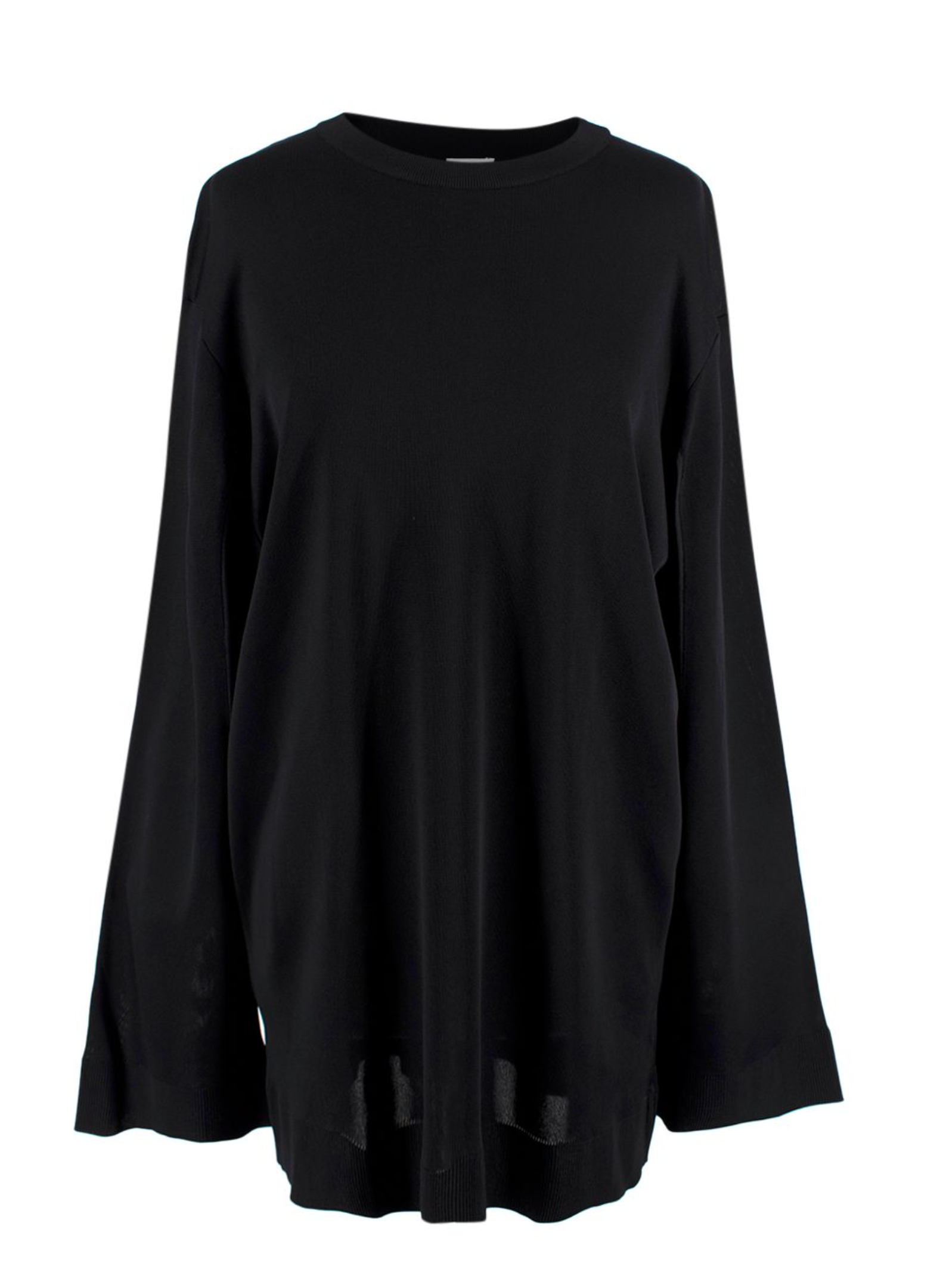 Loewe Black Cut-out Arm Long Sleeve Top