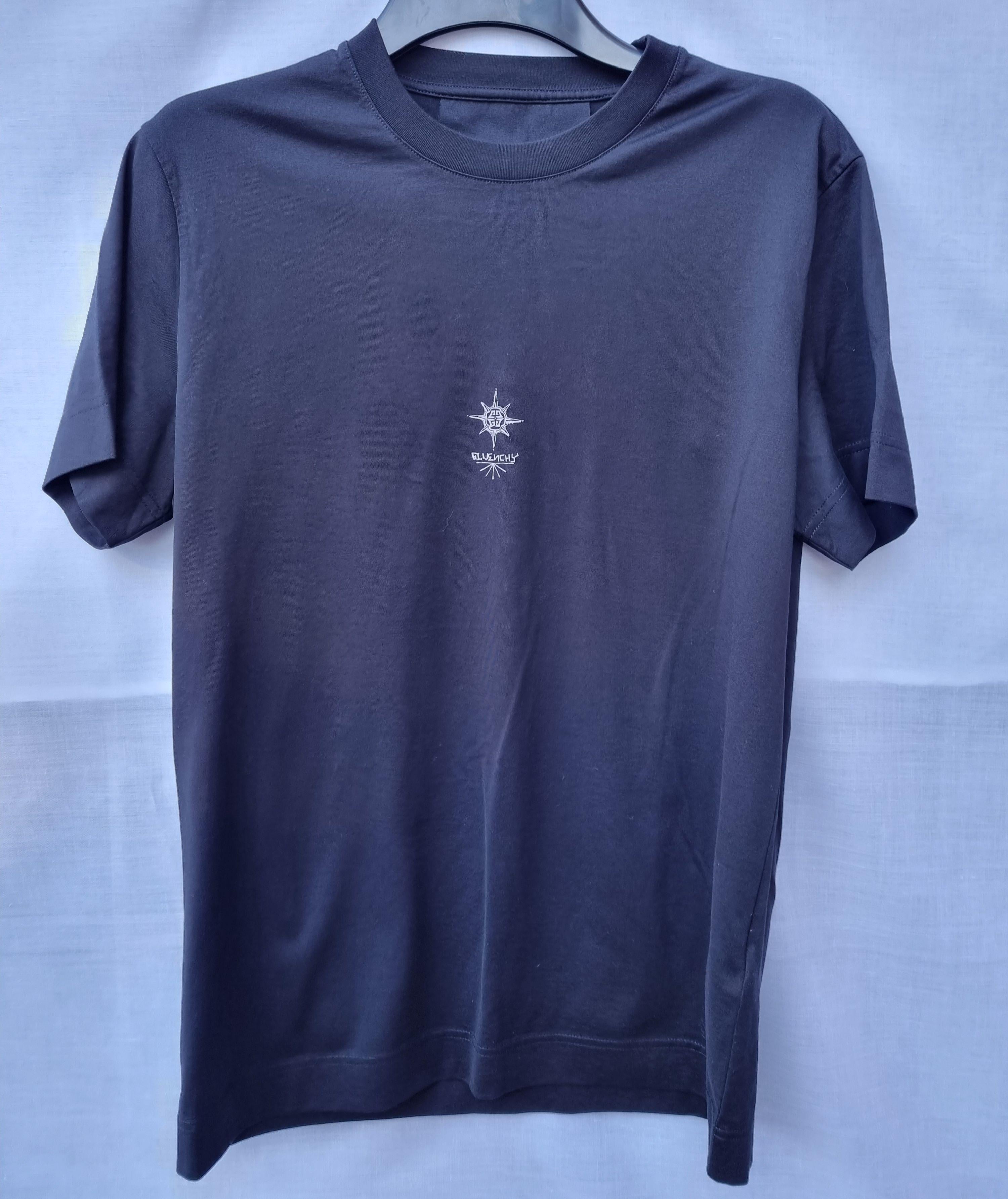 Black cotton jersey tiny logo T-shirtr