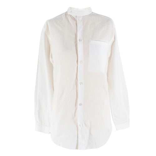 12/05 White cotton Oversized Shirt