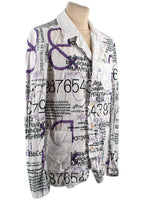 Homme Plus Printed Long Sleeve Shirt