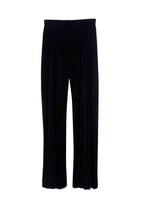 Saint Laurent Edition Soir Black Velvet Wide Leg Trousers