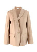 Vince Sand Single Breasted  Brushed Jersey Blazer