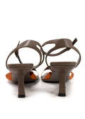 The Row Ribbons Leather and Satin Sandals