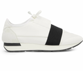 Bacl & White Race Runner Sneakers