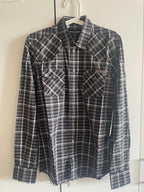 Checked Cotton Long Sleeved Shirt