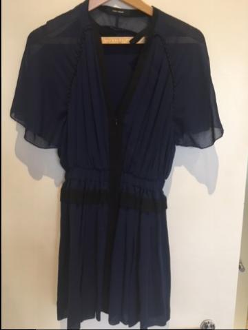 ISABEL MARANT Navy cotton dress