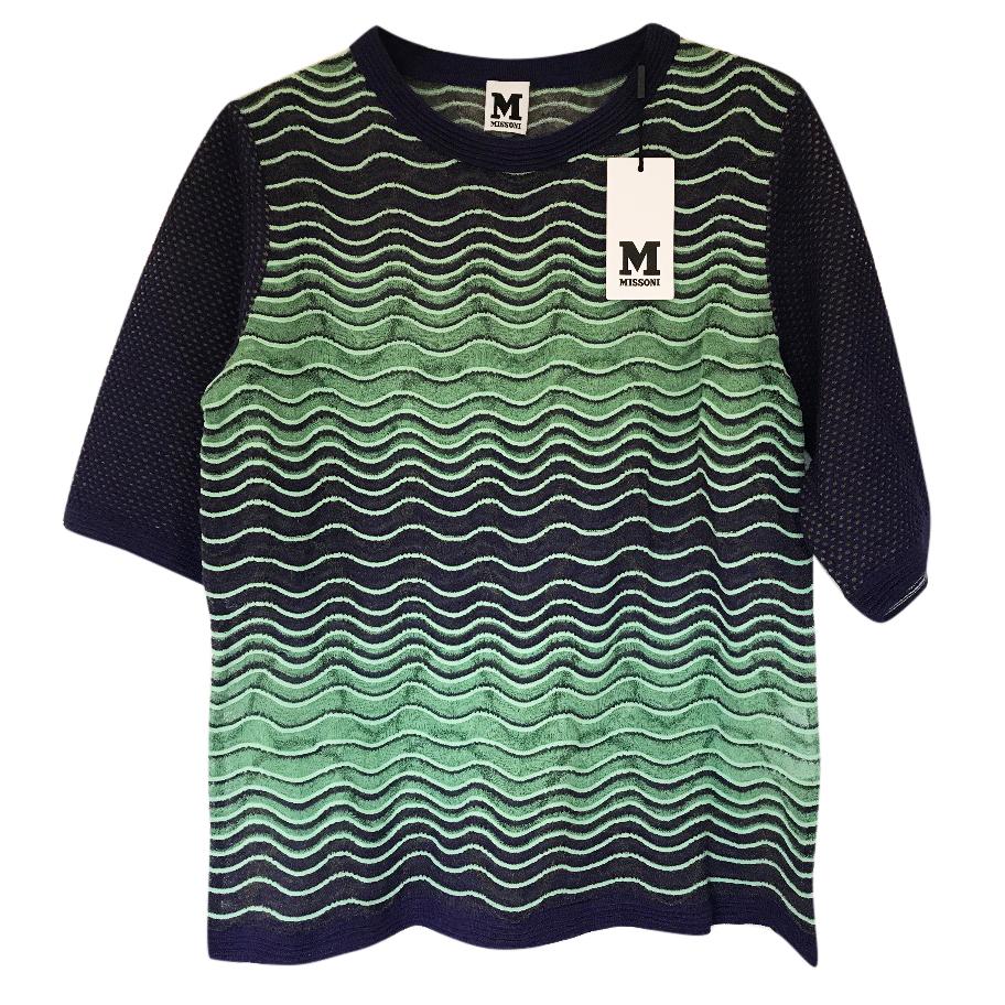 Missoni Short Sleeve Knit Top