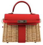 Hermès Kelly 20 Picnic Swift & Osier Rouge De Coeur