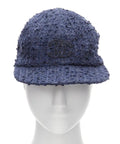 Chanel Blue Tweed Cap