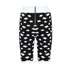 Balmain Black and White Jacquard Cycling Shorts