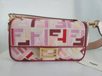 Fendi Pink Monogram Baguette Bag