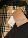 Burberry Black Cotton Gabardine Car Coat